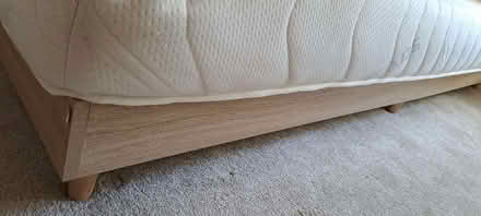 Photo of free (St Albans) Small double bed frame and latex mattress (St Albans AL1) #3