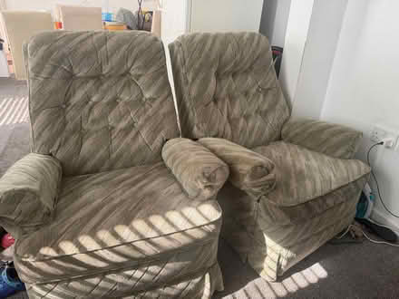 Photo of free Grey and green set of chairs (California IP4) #2