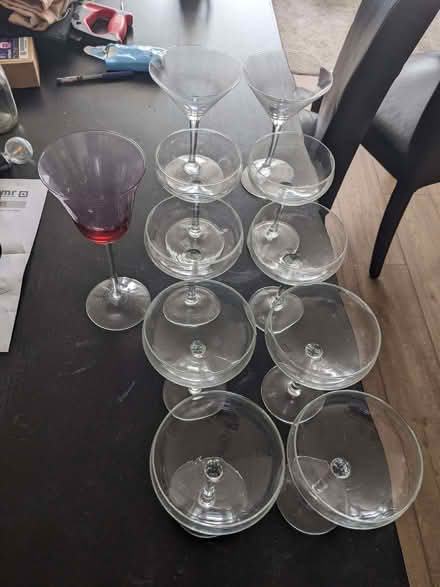 Photo of free Champagne and Martini Glasses (Brondesbury NW2) #4