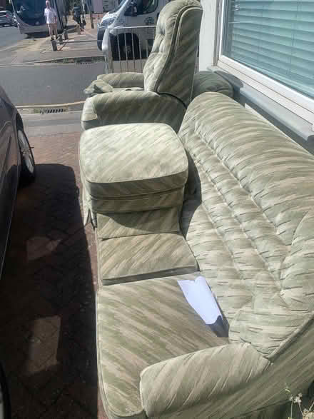 Photo of free Grey and green set of chairs (California IP4) #3