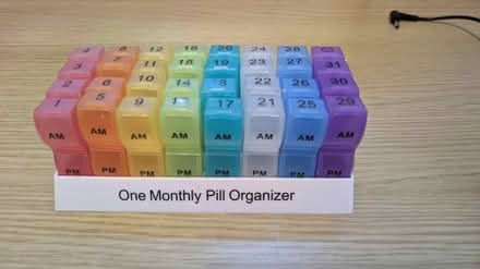 Photo of free One Month Pill Organiser (Finchampstead, RG40) #1