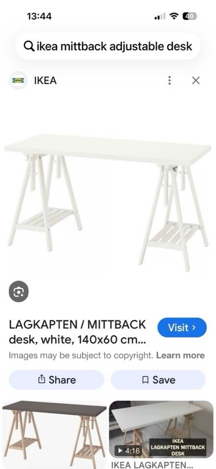 Photo of free White Desk / Table (Bramhall SK7) #1
