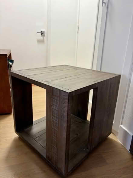 Photo of free Regift: 2 wood side tables (Hollywood/Los Feliz) #1