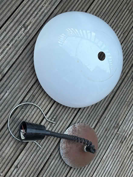 Photo of free Half Globe Rise & Fall Lamp spares /repair (Little Eaton DE21) #1
