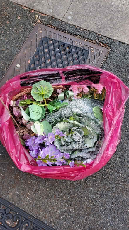 Photo of free Bag of assorted artificial flowers (Sherrard's Green WR14) #1