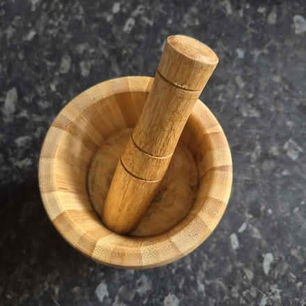 Photo of free Small mortar and pestle (Boggart hill LS14) #1