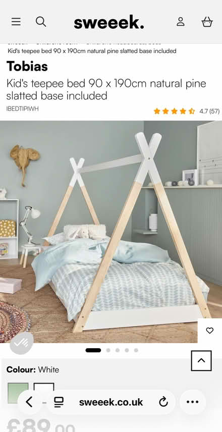 Photo of free Tipi bed (Stoke Newington N16) #1