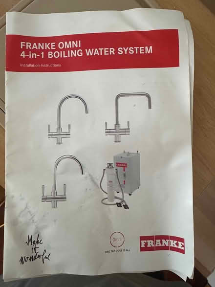 Photo of free FRANKE OMNI 4 in 1 (Leatherhead) #1