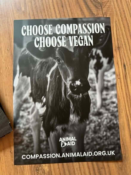 Photo of free Animal aid vegan leaflets & one poster (Hulme M15) #4