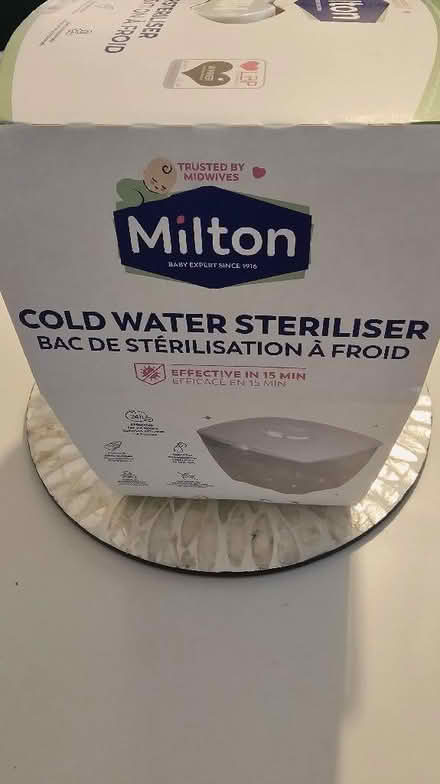 Photo of free New cold water steriliser by Milton (Catherine Cross WS10) #1