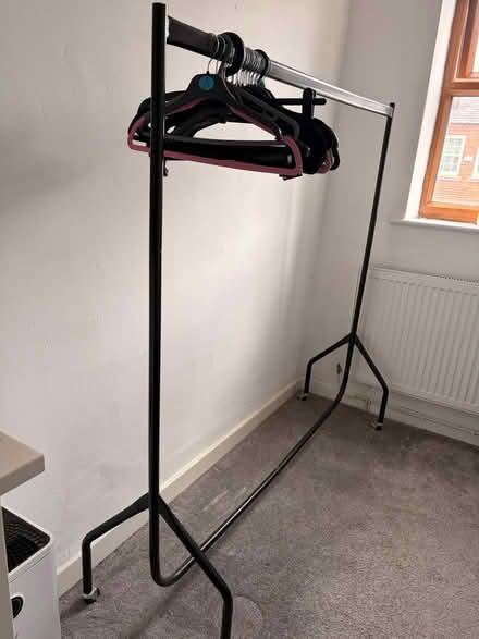 Photo of free Clothes rail and hangers (Boothstown M28) #1
