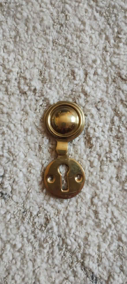 Photo of free Six brand new gold/brass escutcheons (key hole covers) (Central Watford WD17) #3