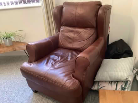 Photo of free Chair, Leather (Farlington PO6) #3