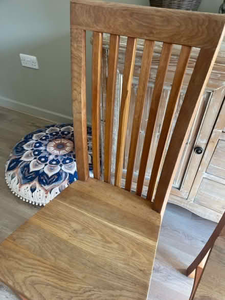Photo of free 2 Solid wooden chairs (Marlborough) #4