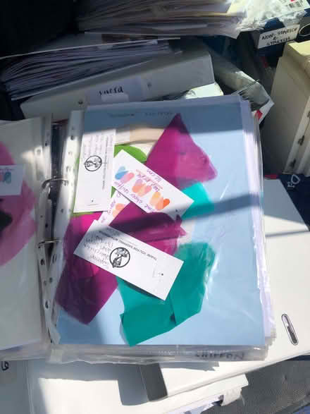Photo of free Fabric swatch folders (M15 Hulme) #1