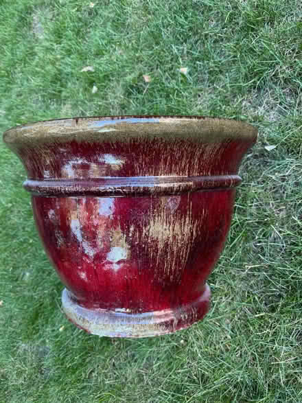 Photo of free Large bell shaped heavy planter (Glencoe, IL) #4