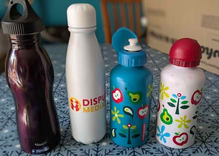 Photo of free 4 metal water bottles (Welwyn Garden City AL8) #1