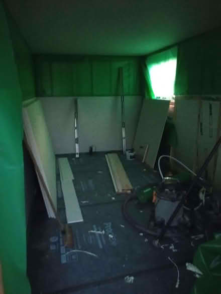 Photo of free Leftover roll of thick plastic sheeting (Orton Longueville PE2) #1