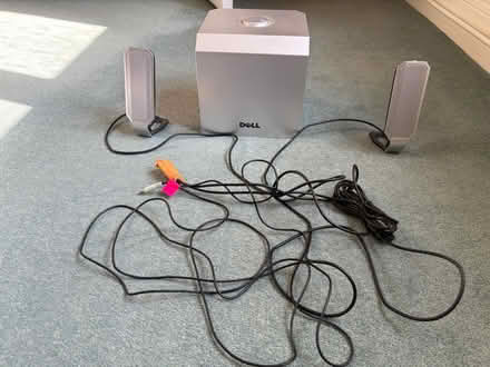 Photo of free Dell computer speaker system (West Horsley KT24) #1