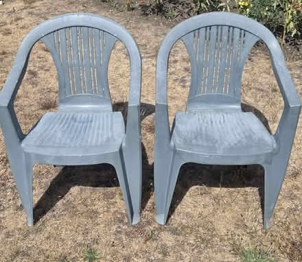 Photo of free Green garden chairs (Norcot RG30) #1