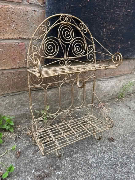 Photo of free Small metal wall shelving (Hulme M15) #2