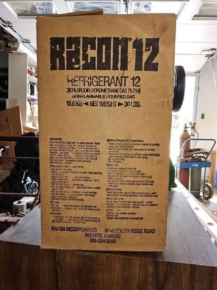 Photo of free R12 Refrigerant (Friendswood FM 518 & FM 528) #1