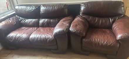 Photo of free Sofa and armchair (New Town CO3) #3