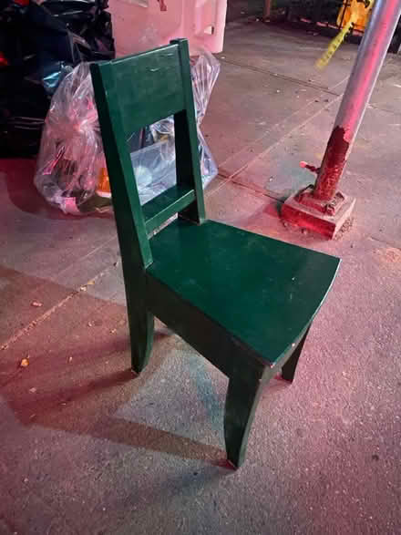 Photo of free CURB ALERT wooden chair (Upper West Side 10023) #2
