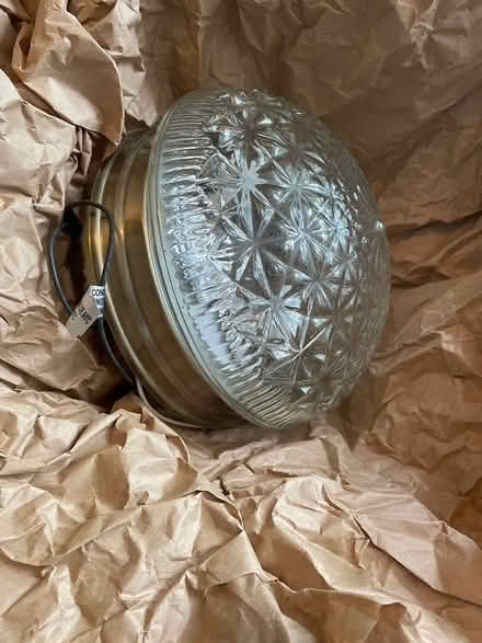 Photo of free Brushed Gold Ceiling Light Fixture (Park Ridge) #2