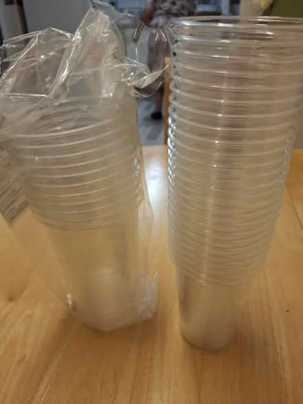 Photo of free Pint & half pint plastic glasses (Heath, CF14) #1