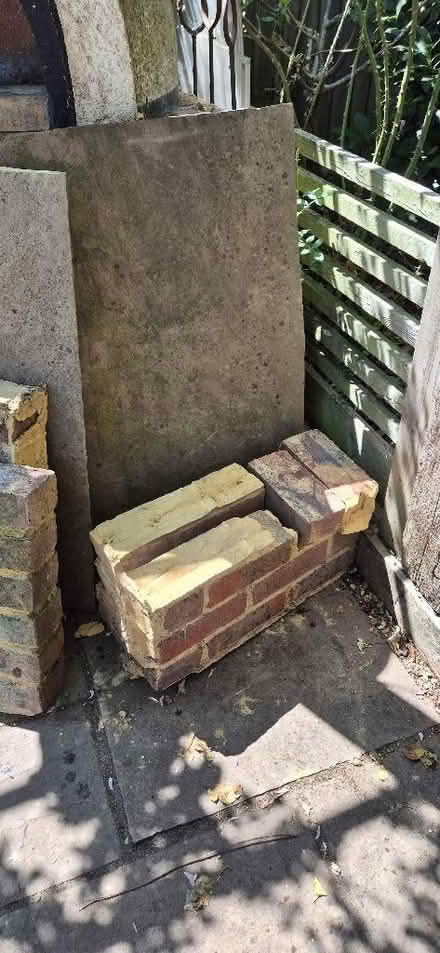Photo of free Aprx 37 x reddish coloured bricks and half bricks (St Helier SM4) #2