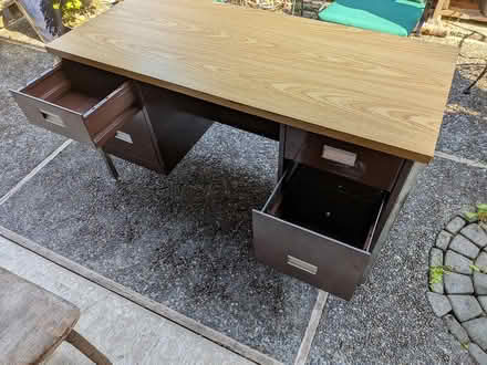Photo of free Desk: 54 w X 24 d X 30 h (Geneva area of Bellingham) #1