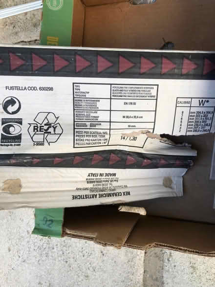 Photo of free Porcelain floor tiles (2 mi from Chipping Norton OX7) #1