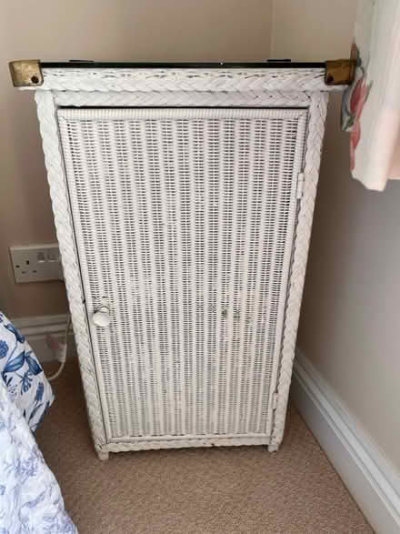 Photo of free Lloyd loom bathroom cabinet (TA19 0Ly) #1
