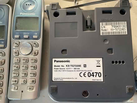Photo of free Panasonic KX-TG7220E answerphone with 4 cordless phones and (Churchgate EN8) #2