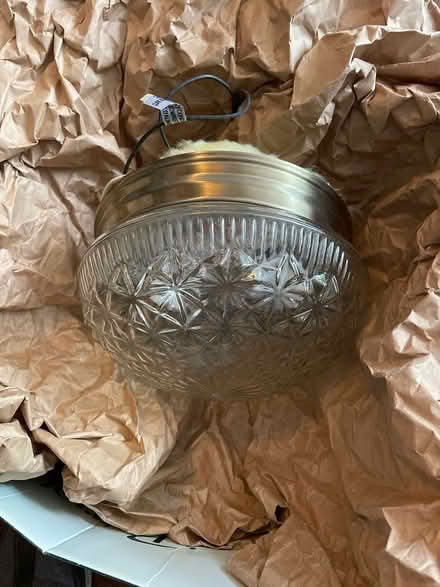 Photo of free Brushed Gold Ceiling Light Fixture (Park Ridge) #1