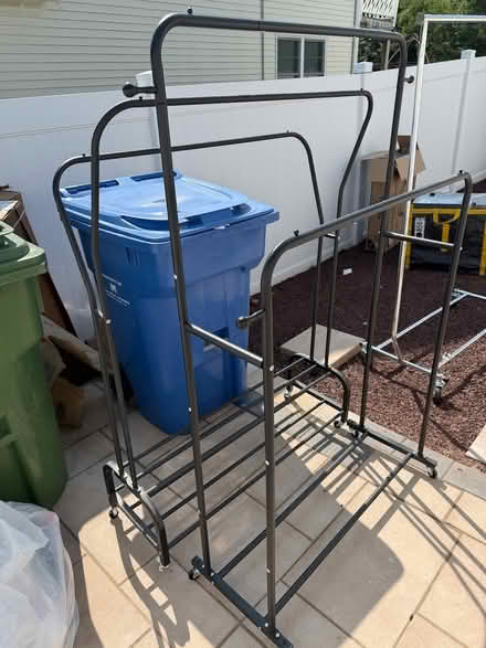 Photo of free Three Wheeled Clothing Racks (08816) #3