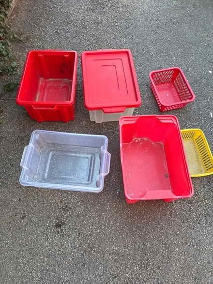 Photo of free Selection of plastic boxes (Alvechurch B48) #1
