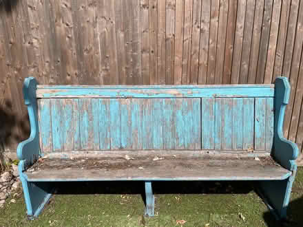 Photo of free Wooden pew / bench (Bernards Heath AL3) #1