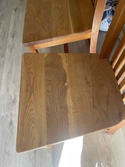 Photo of free 2 Solid wooden chairs (Marlborough) #3
