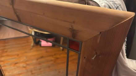 Photo of free Very large mirror in wooden frame (Bassingbourn, SG8) #3