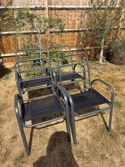Photo of free Four Garden Chairs (CO7 6FS) #1