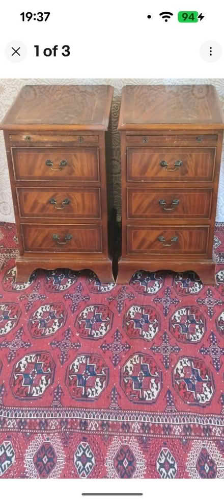 Photo of free Vintage Mahogany bedside tables (Neasden NW10) #3