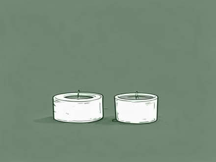 Photo of free Candles, half used, with containers if (Shirley B90) #1