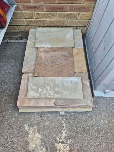 Photo of free Sandstone Patio Slabs (BH23 purewell) #1