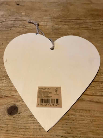 Photo of free Hand painted wooden heart (Littlemore, OX4) #2