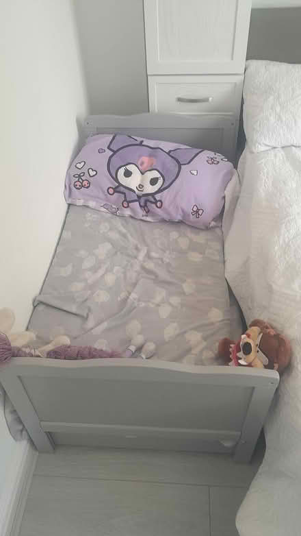 Photo of free Toddler bed 120x60 grey (Hambledon close Ub83ud) #1