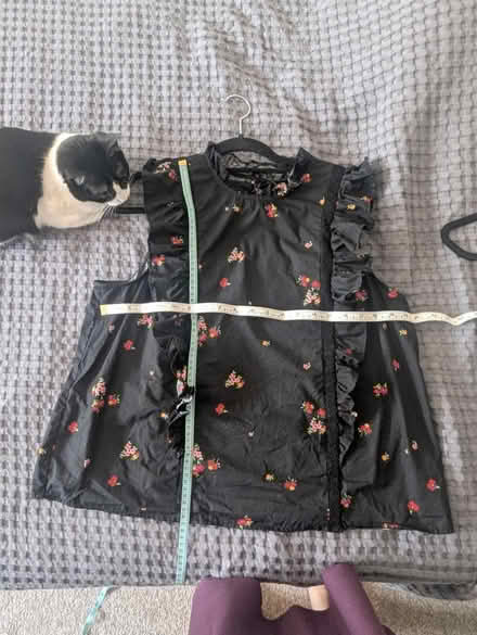 Photo of free Black flowery blouse (Headington OX3) #1