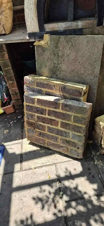 Photo of free Aprx 37 x reddish coloured bricks and half bricks (St Helier SM4) #3