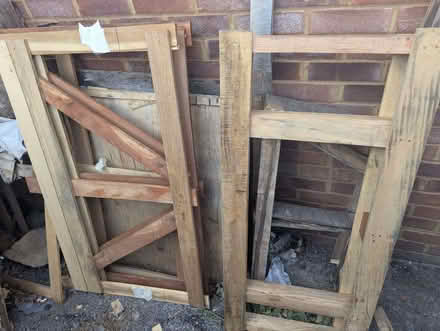 Photo of free Hardwood pallets (Woodley RG5) #2